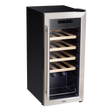Baridi DH29 18 Bottle Wine Fridge with Digital Touch Screen Controls & LED Light - Stainless Steel