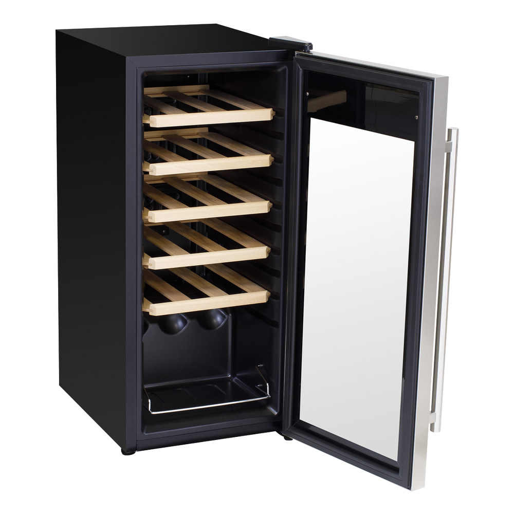 Baridi DH29 18 Bottle Wine Fridge with Digital Touch Screen Controls & LED Light - Stainless Steel - additional view 13