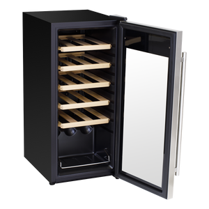 Baridi DH29 18 Bottle Wine Fridge with Digital Touch Screen Controls & LED Light - Stainless Steel - additional view 13