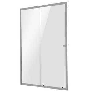 Baridi DH292 Sliding Shower Door 1000 x 1850mm, 6mm Tempered Glass, Reversible - Chrome - additional view 2