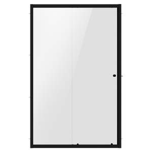 Baridi DH293 Sliding Shower Door 1000 x 1850mm, 6mm Tempered Glass, Reversible - Black - additional view 10
