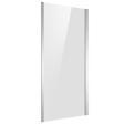 Baridi DH296 Side Panel for Sliding Shower Doors, 6mm Tempered Glass - Chrome