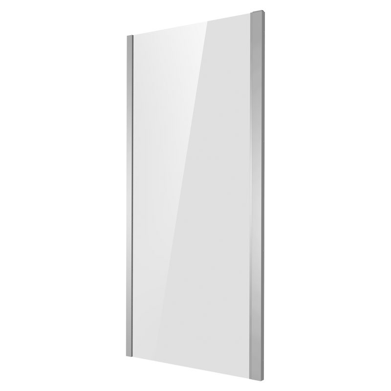 Baridi DH296 Side Panel for Sliding Shower Doors, 6mm Tempered Glass - Chrome - additional view 2