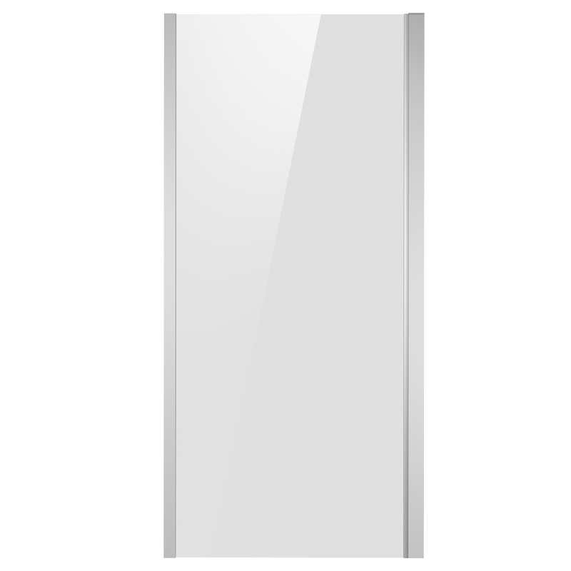 Baridi DH296 Side Panel for Sliding Shower Doors, 6mm Tempered Glass - Chrome - additional view 3