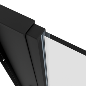 Baridi DH297 Side Panel for Sliding Shower Doors, 6mm Tempered Glass - Black - additional view 8