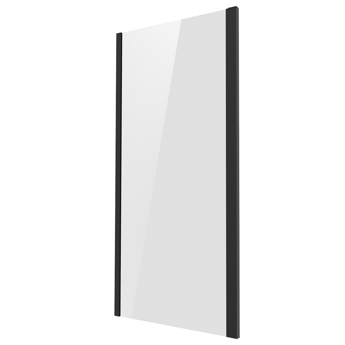 Baridi DH297 Side Panel for Sliding Shower Doors, 6mm Tempered Glass - Black - additional view 10