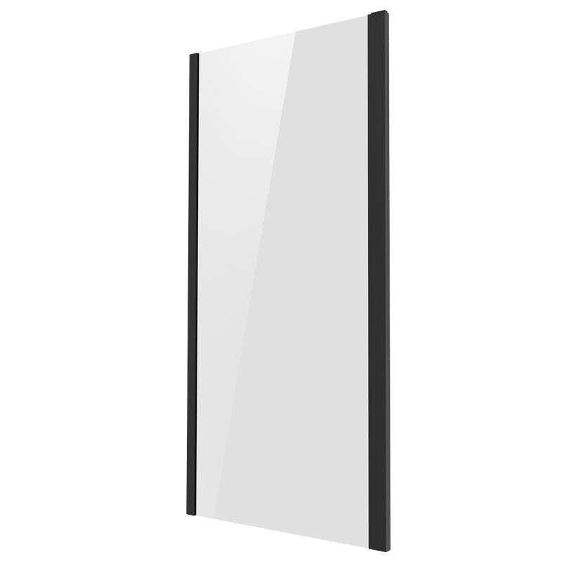 Baridi DH297 Side Panel for Sliding Shower Doors, 6mm Tempered Glass - Black - additional view 10