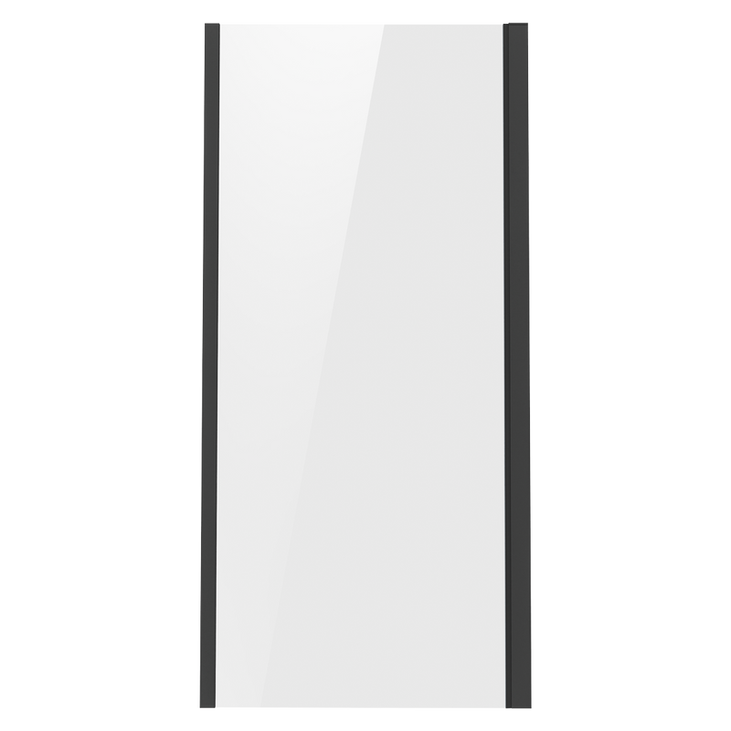 Baridi DH297 Side Panel for Sliding Shower Doors, 6mm Tempered Glass - Black - additional view 7