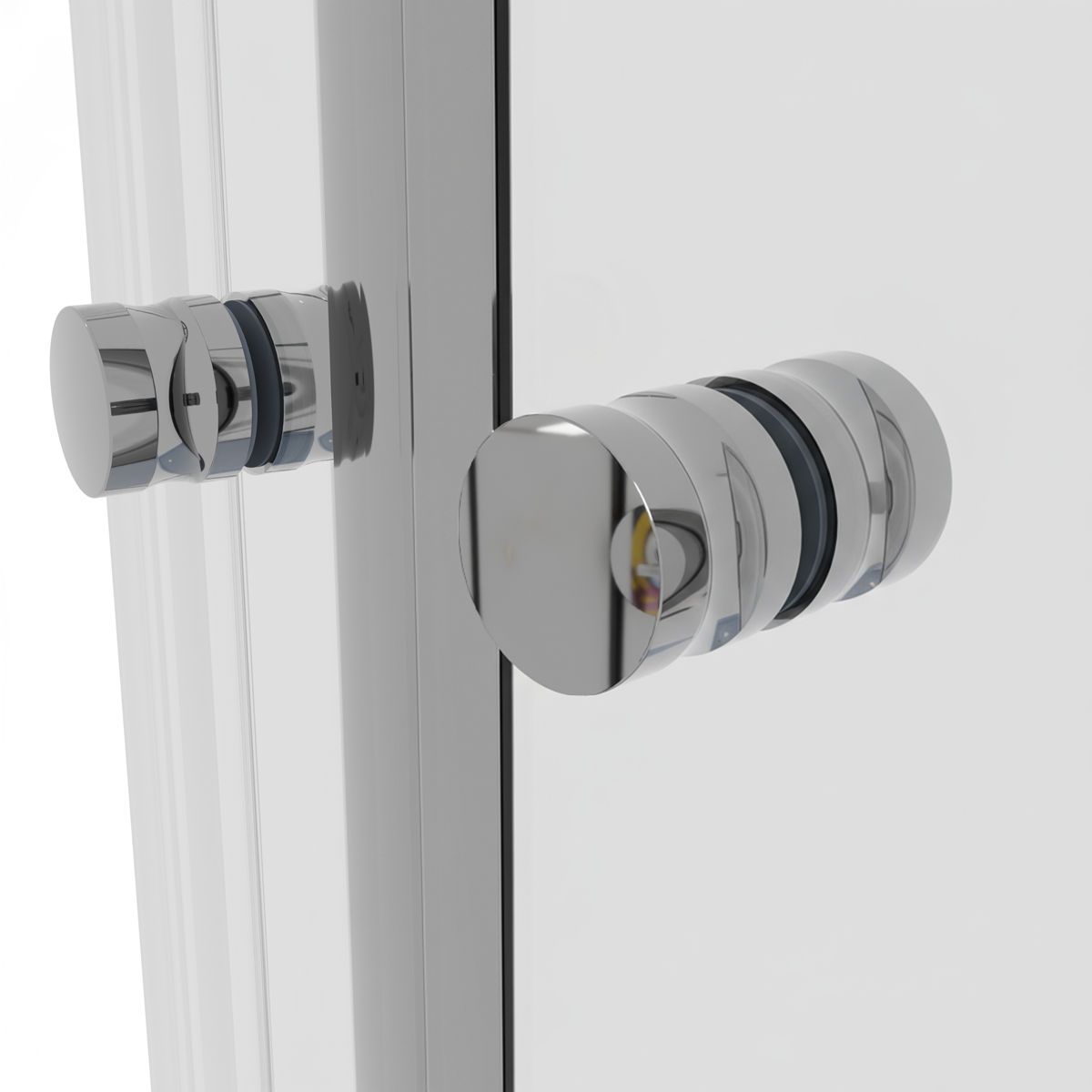 Baridi DH301 Quadrant Shower Entry Enclosure 800 x 800 x 1850mm with 6mm Tempered Glass - Chrome - additional view 10