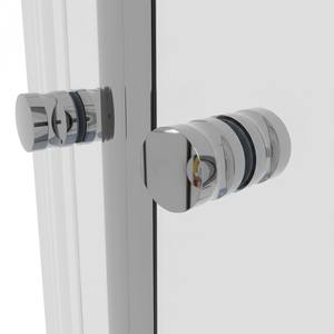Baridi DH301 Quadrant Shower Entry Enclosure 800 x 800 x 1850mm with 6mm Tempered Glass - Chrome - additional view 10