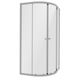 Baridi DH301 Quadrant Shower Entry Enclosure 800 x 800 x 1850mm with 6mm Tempered Glass - Chrome