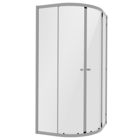 Baridi DH301 Quadrant Shower Entry Enclosure 800 x 800 x 1850mm with 6mm Tempered Glass - Chrome