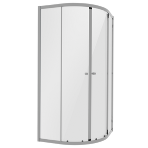 Baridi DH301 Quadrant Shower Entry Enclosure 800 x 800 x 1850mm with 6mm Tempered Glass - Chrome