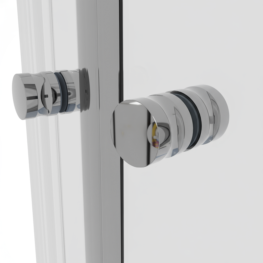 Baridi DH302 Quadrant Shower Entry Enclosure 900 x 900 x 1850mm with 6mm Tempered Glass - Chrome - additional view 9
