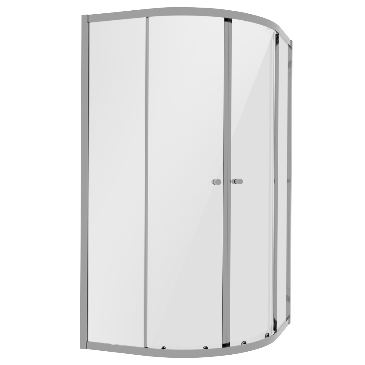 Baridi DH302 Quadrant Shower Entry Enclosure 900 x 900 x 1850mm with 6mm Tempered Glass - Chrome