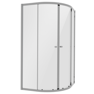 Baridi DH302 Quadrant Shower Entry Enclosure 900 x 900 x 1850mm with 6mm Tempered Glass - Chrome