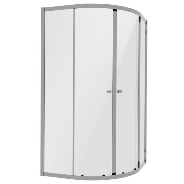 Baridi DH302 Quadrant Shower Entry Enclosure 900 x 900 x 1850mm with 6mm Tempered Glass - Chrome