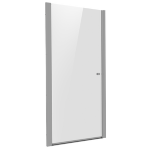 Baridi DH303 Pivot Shower Door 800 x 1850mm, 6mm Tempered Glass, Reversible - Chrome