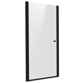 Baridi DH304 Pivot Shower Door 800 x 1850mm, 6mm Tempered Glass, Reversible - Black