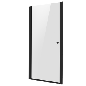 Baridi DH304 Pivot Shower Door 800 x 1850mm, 6mm Tempered Glass, Reversible - Black - additional view 5