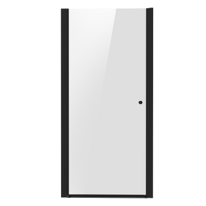Baridi DH304 Pivot Shower Door 800 x 1850mm, 6mm Tempered Glass, Reversible - Black - additional view 6