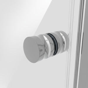 Baridi DH305 Bi-Fold Shower Door 800 x 1850mm, 6mm Tempered Glass, Reversible - Chrome - additional view 3