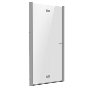 Baridi DH305 Bi-Fold Shower Door 800 x 1850mm, 6mm Tempered Glass, Reversible - Chrome