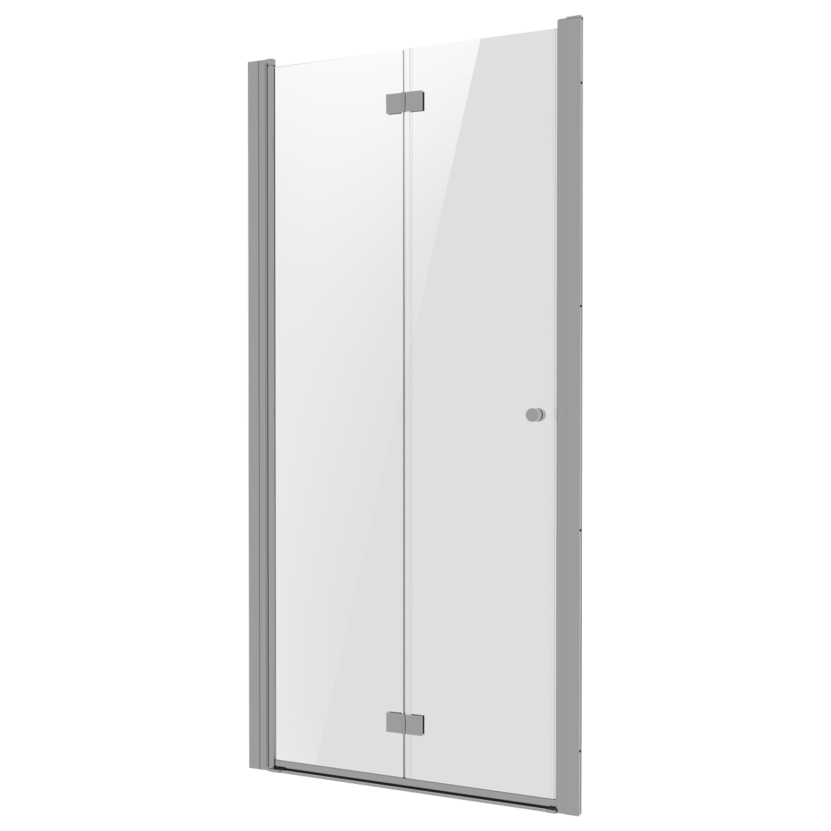 Baridi DH305 Bi-Fold Shower Door 800 x 1850mm, 6mm Tempered Glass, Reversible - Chrome - additional view 12