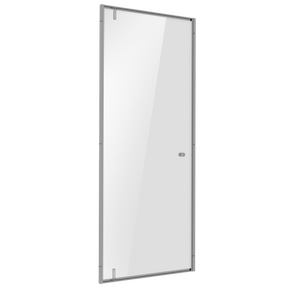 Baridi DH306 Hinged Shower Door 800 x 1850mm, 6mm Tempered Glass, Reversible - Chrome