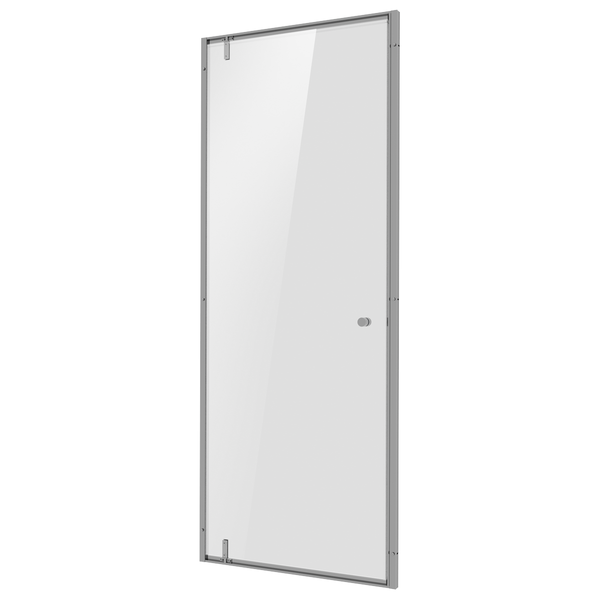 Baridi DH306 Hinged Shower Door 800 x 1850mm, 6mm Tempered Glass, Reversible - Chrome - additional view 4