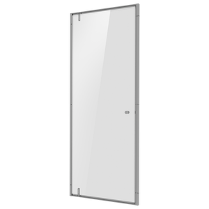 Baridi DH306 Hinged Shower Door 800 x 1850mm, 6mm Tempered Glass, Reversible - Chrome - additional view 4