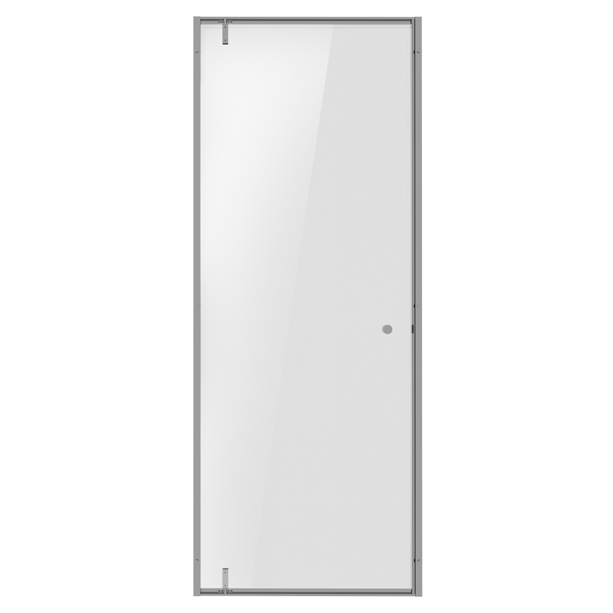 Baridi DH306 Hinged Shower Door 800 x 1850mm, 6mm Tempered Glass, Reversible - Chrome - additional view 5