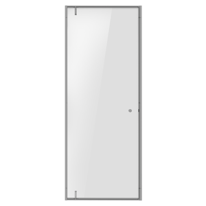 Baridi DH306 Hinged Shower Door 800 x 1850mm, 6mm Tempered Glass, Reversible - Chrome - additional view 5