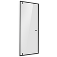 Baridi DH307 Hinged Shower Door 800 x 1850mm, 6mm Tempered Glass, Reversible - Black