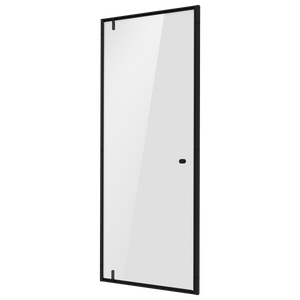 Baridi DH307 Hinged Shower Door 800 x 1850mm, 6mm Tempered Glass, Reversible - Black - additional view 9