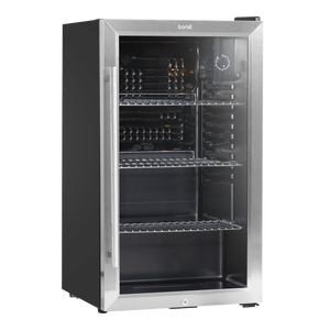 Baridi DH31 Undercounter Drinks, Beer & Wine Fridge with Wire Shelves, Internal Light & Security Lock 85L - additional view 3
