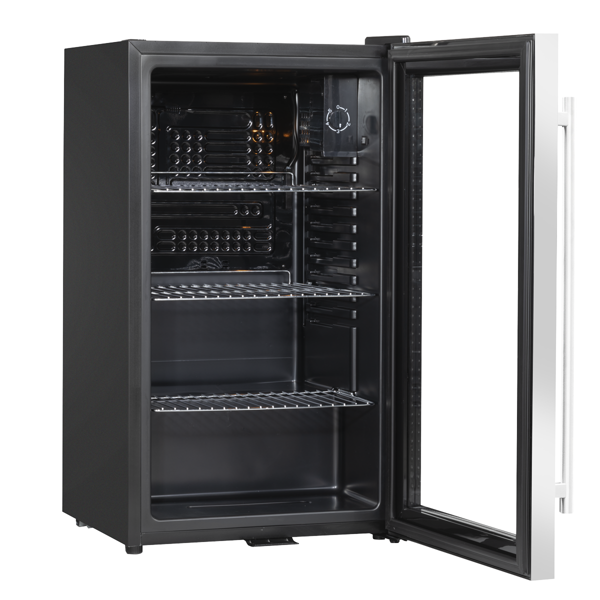 Baridi DH31 Undercounter Drinks, Beer & Wine Fridge with Wire Shelves, Internal Light & Security Lock 85L - additional view 4