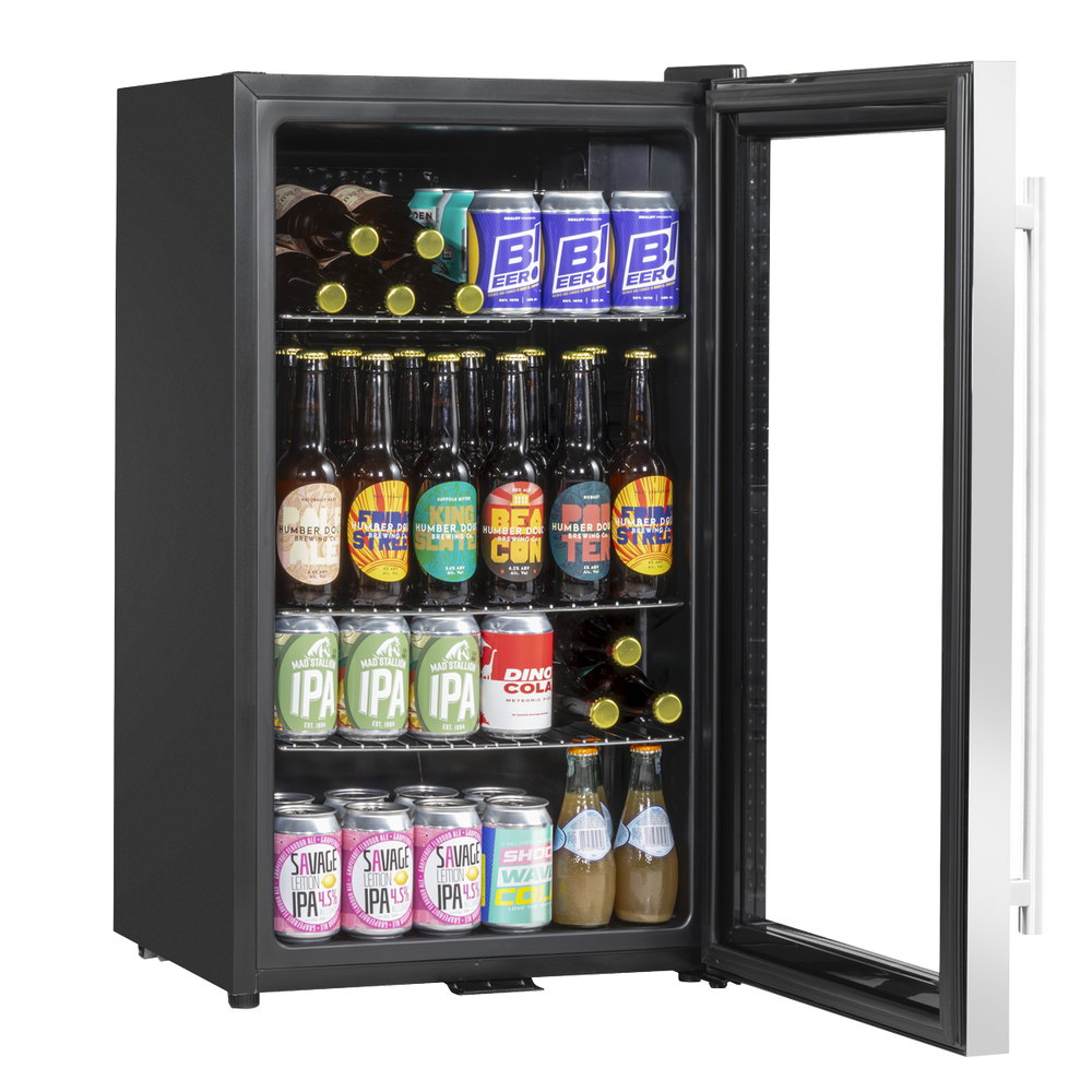 Baridi DH31 Undercounter Drinks, Beer & Wine Fridge with Wire Shelves, Internal Light & Security Lock - additional view 17