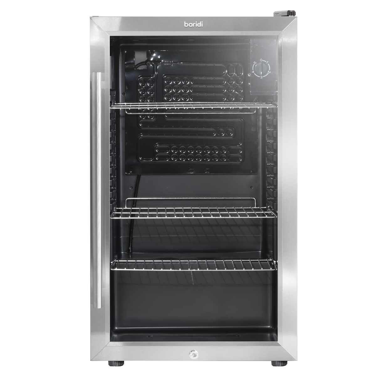 Baridi DH31 Undercounter Drinks, Beer & Wine Fridge with Wire Shelves, Internal Light & Security Lock - additional view 11