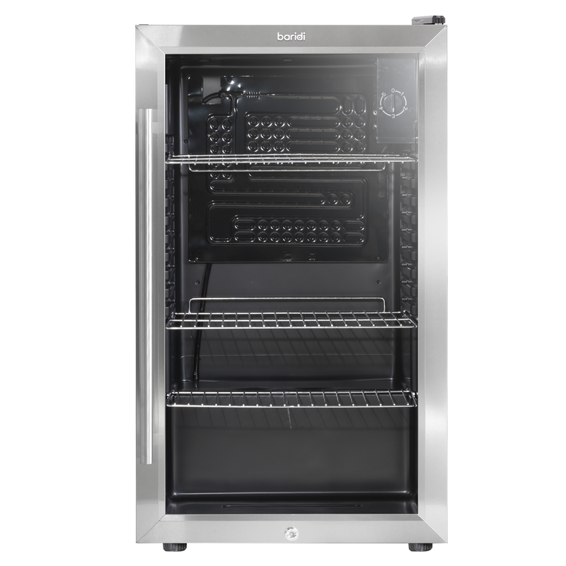 Baridi DH31 Undercounter Drinks, Beer & Wine Fridge with Wire Shelves, Internal Light & Security Lock - additional view 11