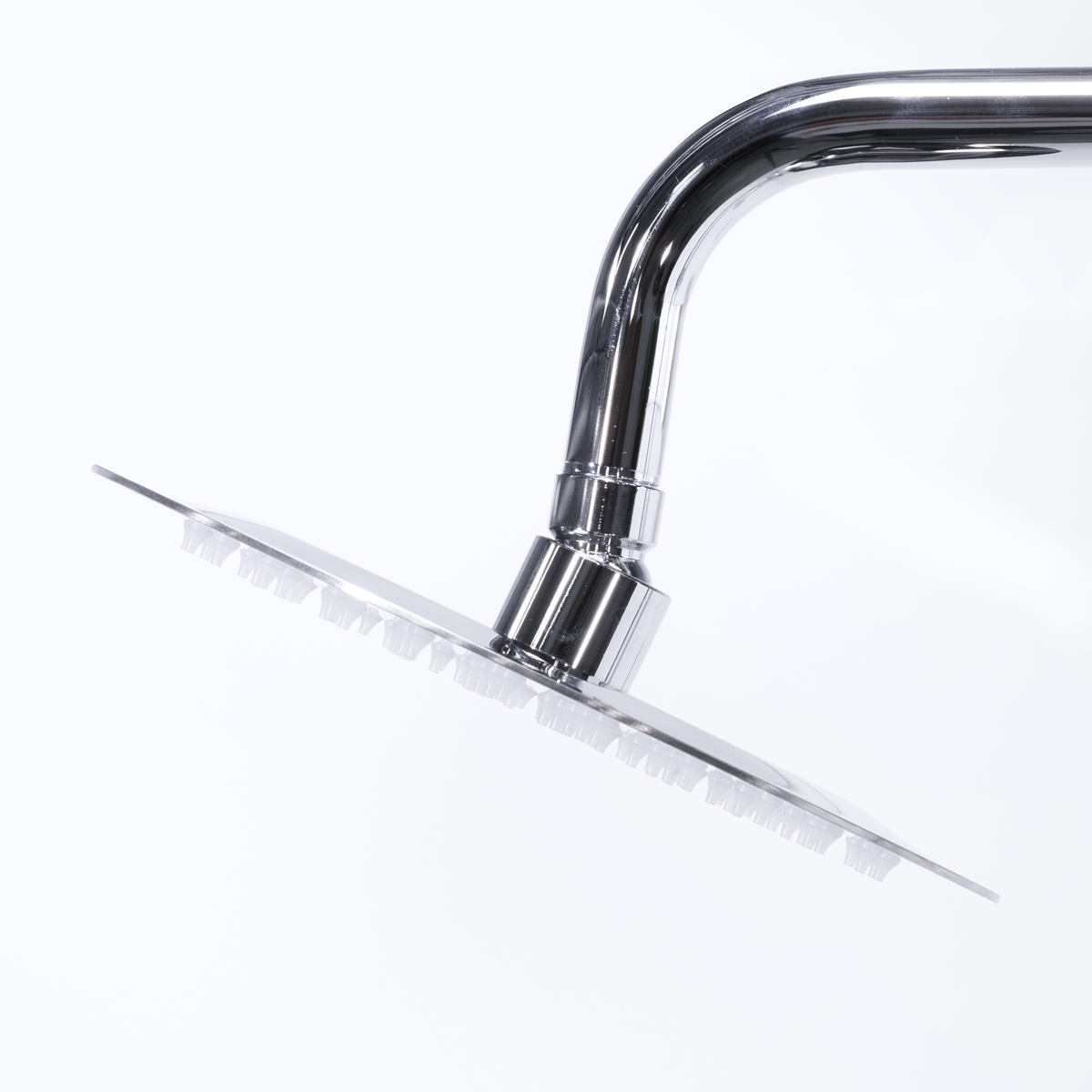 Baridi DH314 Thermostatic Shower Mixer Set, 20cm Round Head, Adjustable Rail - Chrome - additional view 3
