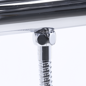 Baridi DH314 Thermostatic Shower Mixer Set, 20cm Round Head, Adjustable Rail - Chrome - additional view 4