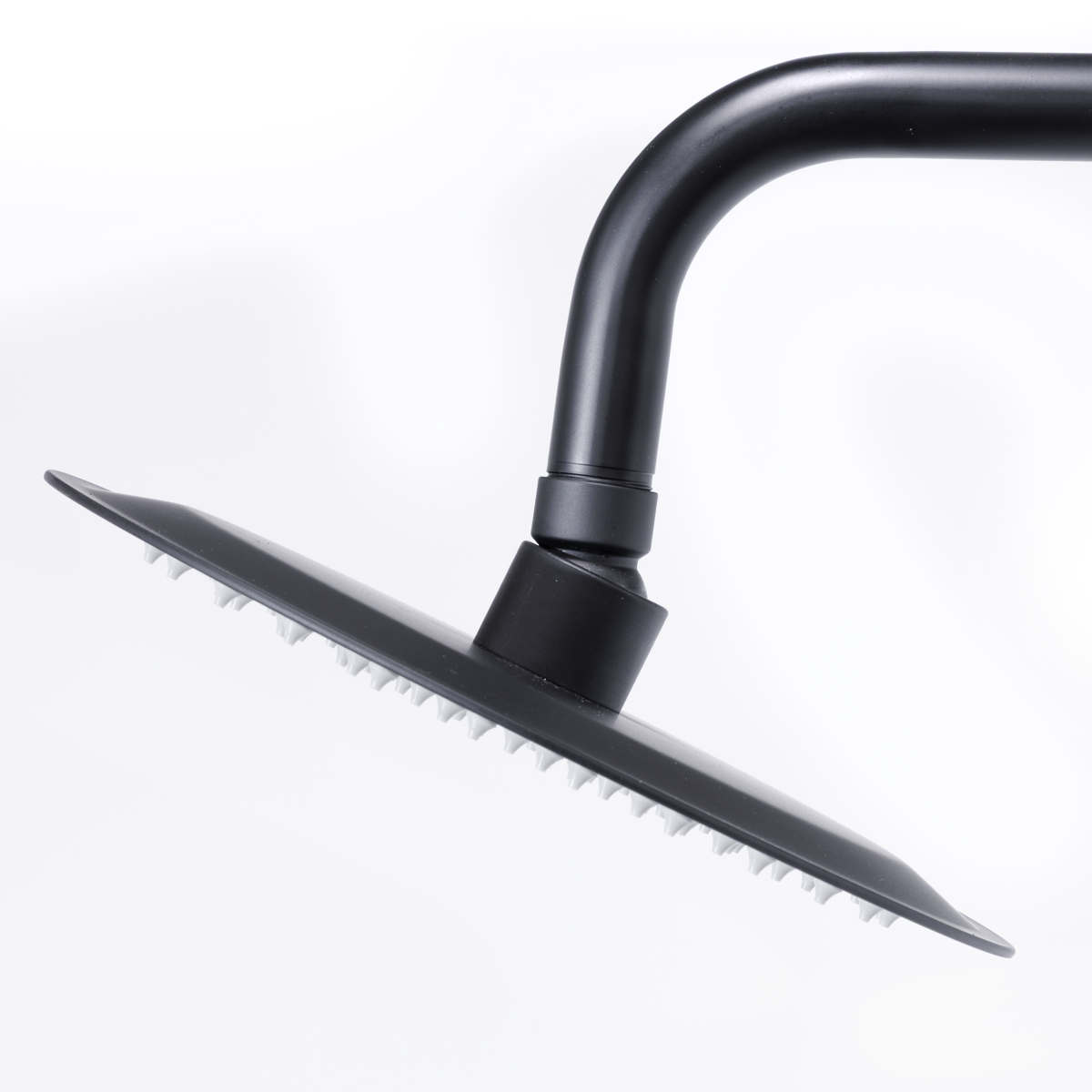Baridi DH315 Thermostatic Shower Mixer Set, 20cm Round Head, Adjustable Rail - Black - additional view 9