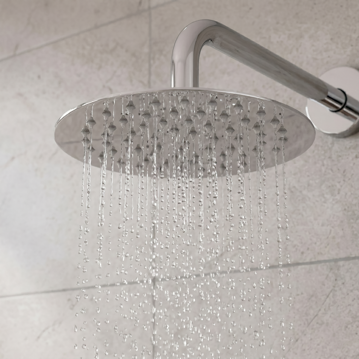 Baridi DH318 Concealed Thermostatic Shower Set 20cm Round Head & Hand Shower - Chrome - additional view 2
