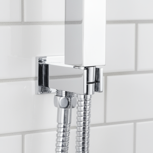 Baridi DH320 Concealed Thermostatic Shower Set 20 x 20cm Square Head & Hand Shower - Chrome - additional view 4