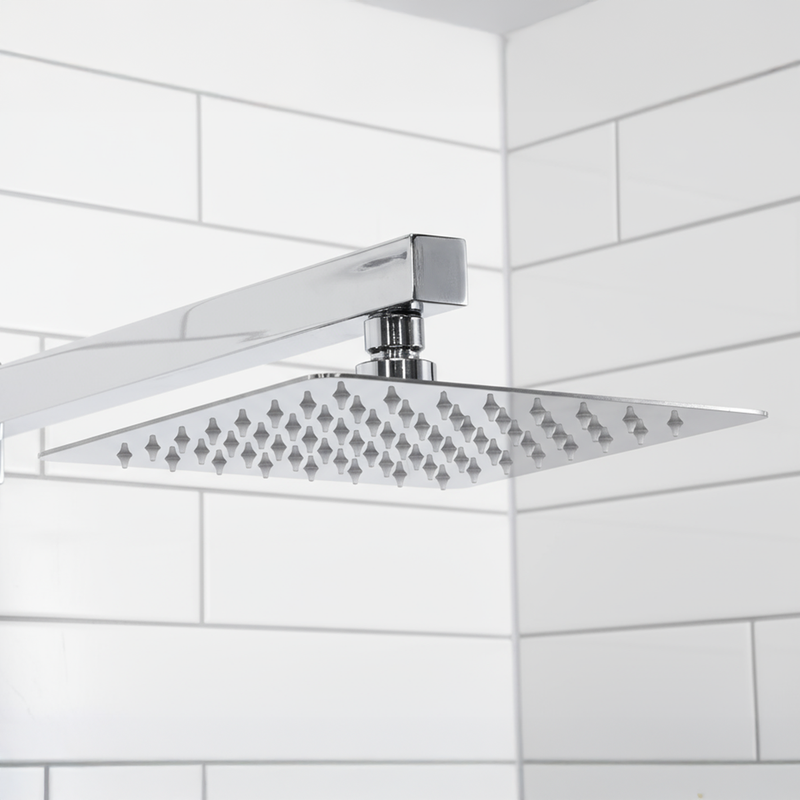 Baridi DH320 Concealed Thermostatic Shower Set 20 x 20cm Square Head & Hand Shower - Chrome - additional view 3