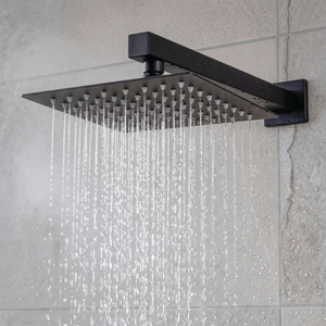Baridi DH321 Concealed Thermostatic Shower Set 20 x 20cm Square Head & Hand Shower - Black - additional view 7