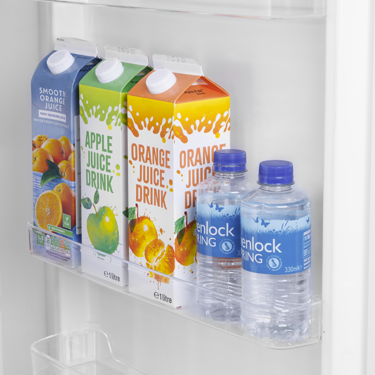 Baridi DH322 Freestanding Larder Fridge 241L - White - additional view 11