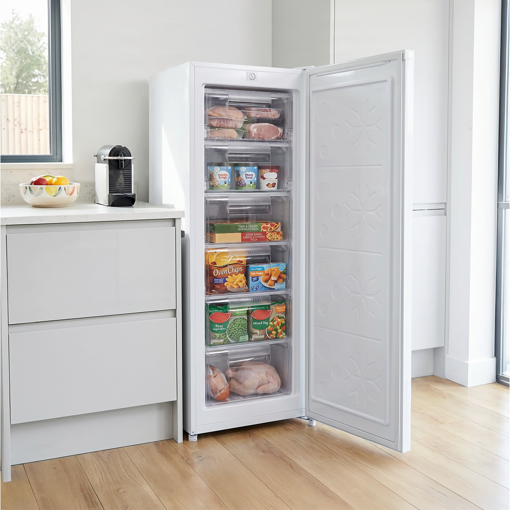 Baridi DH324 Freestanding Tall Freezer 177L Capacity - White - additional view 11