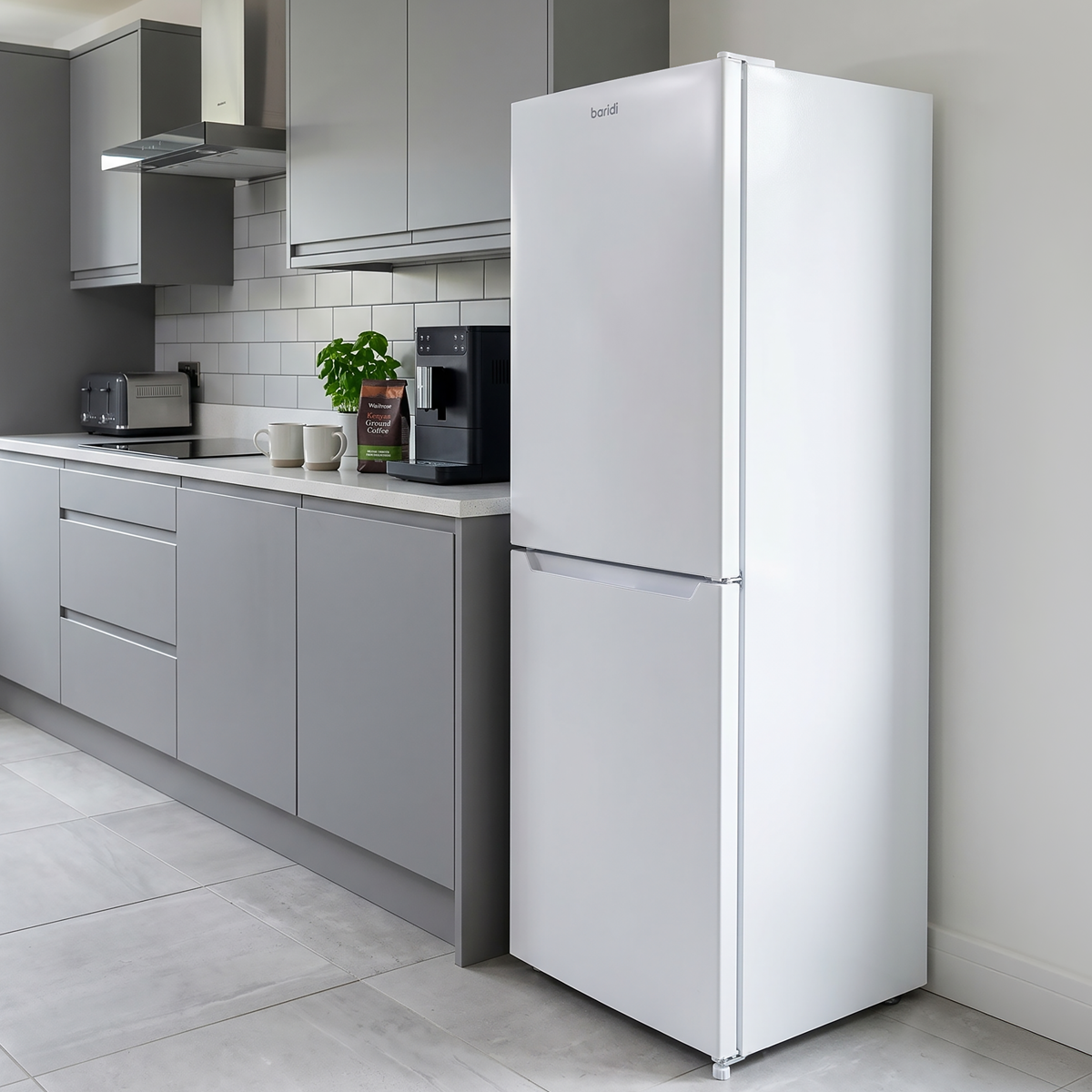 Baridi DH328 50/50 Smart Frost Fridge Freezer 254L Capacity - White - additional view 18
